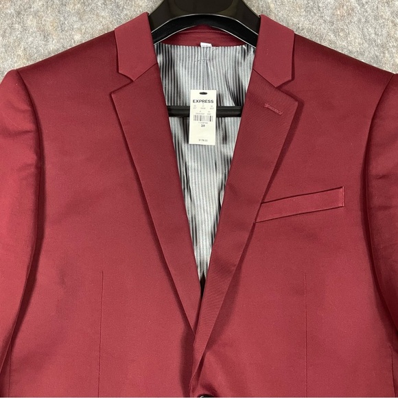 NWT Express Innovator Extra Slim Career Wedding Suit Jacket - Extra Slim 38R - Picture 6 of 16